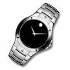 Thumbnail Image 0 of Men's Movado SE™ Stainless Steel Bracelet Watch with Black Dial (Model: 0605788)