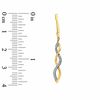 0.15 CT. T.W. Diamond Twine Drop Earrings in 10K Gold