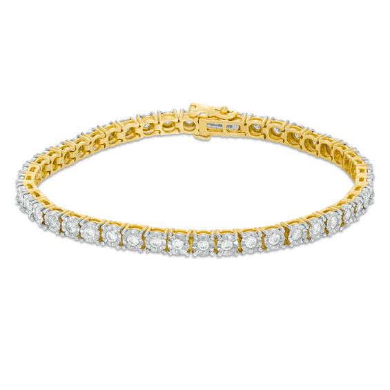 2.00 CT. T.W. Diamond Tennis Bracelet in 10K Gold | Peoples Jewellers