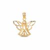 10K Gold Angel Charm Pendant