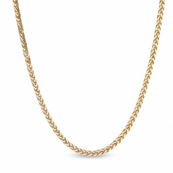 Diamond-Cut Spiga Chain Necklace in 10K Gold - 20"