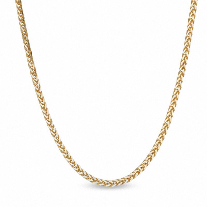 Diamond-Cut Spiga Chain Necklace in 10K Gold - 20"|Peoples Jewellers