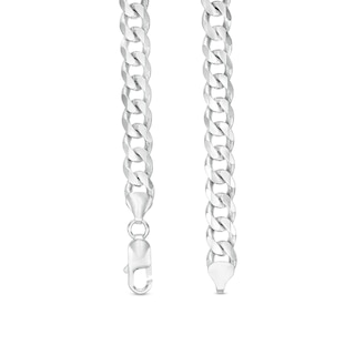 Men's Curb Chain Bracelet in Sterling Silver - 9.0"