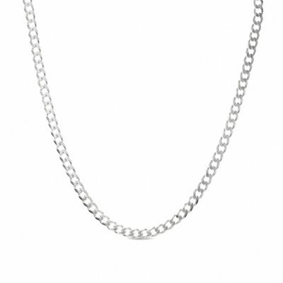 Men's 6.9mm Curb Chain Necklace in Sterling Silver - 22"