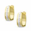 Thumbnail Image 0 of Diamond Fascination™ 14K Gold Hoop Earrings