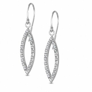 Diamond Fascination™ Marquise Dangle Earrings in 14K White Gold ...