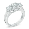 1.50 CT. T.W. Diamond Three Stone Anniversary Ring in 14K White Gold