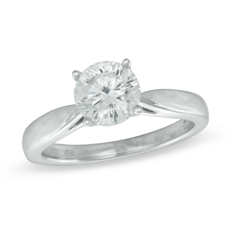 Celebration Canadian Lux® 1.50 CT. Certified Diamond Solitaire Engagement Ring in 14K White Gold (I/SI2)