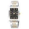 Men's Citizen Two-Tone Stainless Steel Watch with Rectangular Black Dial (Model: BH1374-51E)