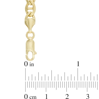 Men's 120 Gauge Mariner Bar Chain Bracelet in 10K Gold - 8.5"