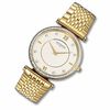 Men's' Wittnauer Stratford Diamond Accent Gold-Tone Watch with White Dial (Model: 12E23)