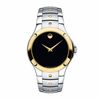 Thumbnail Image 0 of Men's Movado SE™ Two-Tone Stainless Steel Bracelet Watch with Black Dial (Model: 0605910)