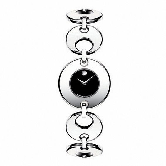 Ladies' Movado Buleto Stainless Steel Watch (Model: 0605918)