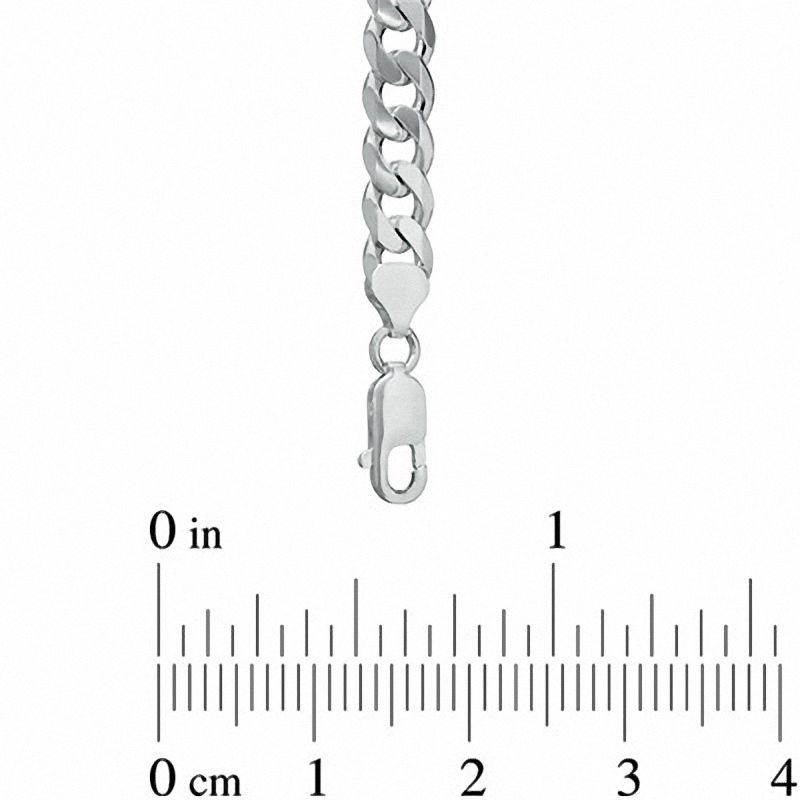 Men's 11.0mm Curb Chain Necklace in Sterling Silver - 22"|Peoples Jewellers
