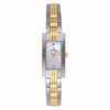 Thumbnail Image 0 of Ladies Bulova Two-Tone Watch with Mother-of-Pearl Rectangular Dial (Model: 98L001)