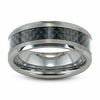 Thumbnail Image 0 of Men's Triton 8.0mm Comfort Fit Tungsten and Carbon Fibre Wedding Band - Size 10
