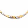 Stampato Necklace in 10K Tri-Tone Gold - 17"