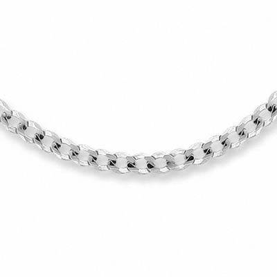 Men's 180 Gauge Sterling Silver Curb Chain Necklace - 20"