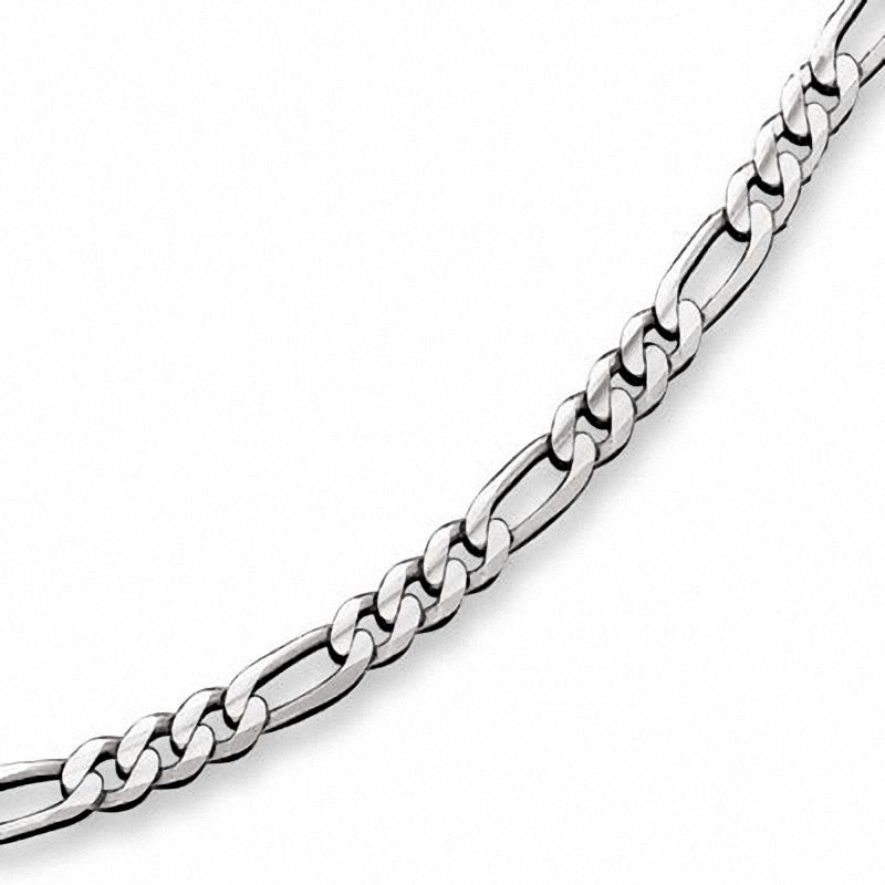 Men's 180 Gauge Sterling Silver Figaro Bracelet - 8.5"