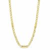 Thumbnail Image 0 of Men's 5.75mm Mariner Bar Chain Necklace in 10K Gold - 22"