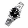 Thumbnail Image 0 of Ladies' Wittnauer Winter Garden™ Diamond Accent Watch with Black Dial (Model: 10P05)