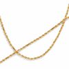Thumbnail Image 0 of Men's 10K Gold Rope Chain Necklace and Bracelet Set