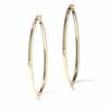 Thumbnail Image 1 of 14K Gold 47mm Polished Hinged Hoop Earrings