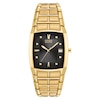 Thumbnail Image 0 of Men's Citizen Eco-Drive® Gold-Tone Watch with Tonneau Black Dial (Model: BM6552-52E)