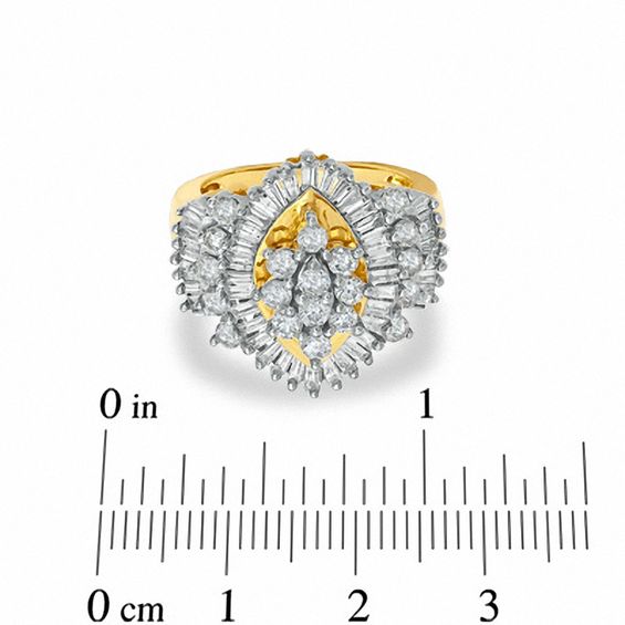 1.95 CT. T.W. Diamond Crown Ring in 10K Gold