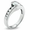 1.00 CT. T.W. Diamond Bezel Set Engagement Ring in 14K White Gold