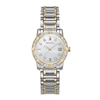 Thumbnail Image 0 of Ladies' Bulova Two-Tone Sport Diamond Accent Watch with Mother-of-Pearl Dial (Model: 98R107)