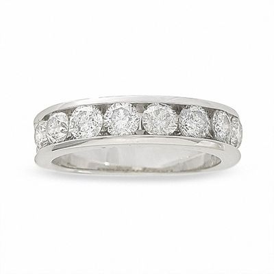 1.50 CT. T.W. Diamond Channel Band in 14K Gold