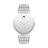 Men's Movado Sapphire™ Watch with Silver-Tone Dial (Model: 0607178)