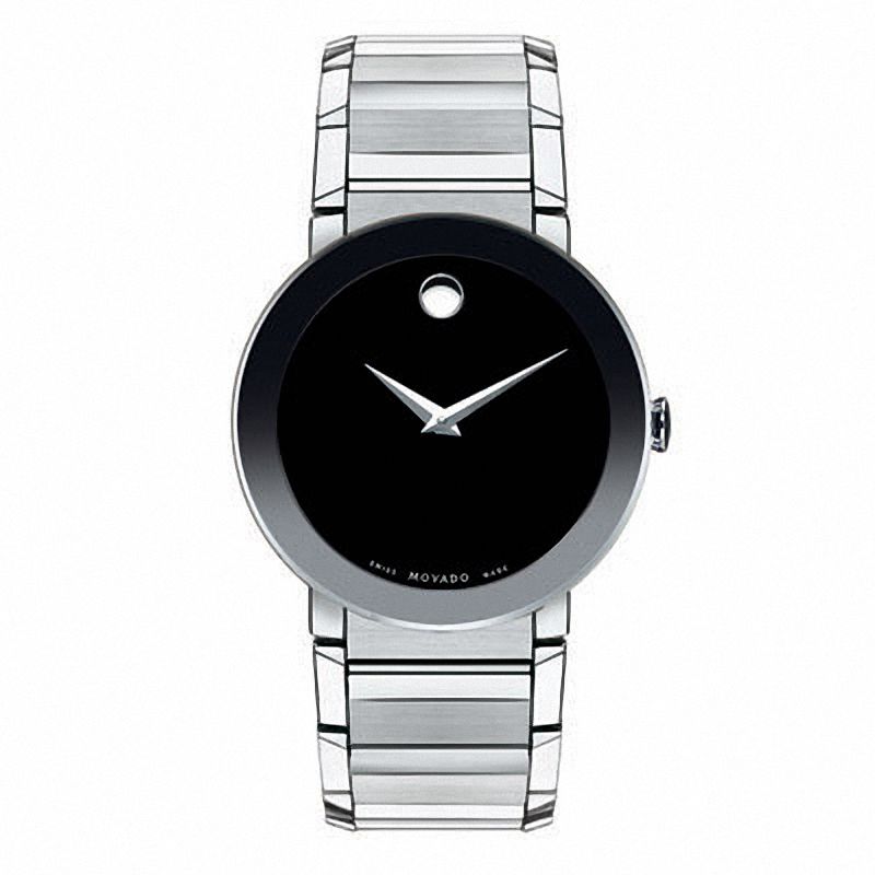 Men's Movado Sapphire Watch with Black Dial (Model: 0606092)|Peoples Jewellers