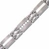 Thumbnail Image 1 of Men's 0.50 CT. T.W. Diamond Bracelet in Titanium and Sterling Silver