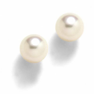 Blue Lagoon® by Mikimoto 5.0-5.5mm Akoya Cultured Pearl Stud Earrings in 14K Gold