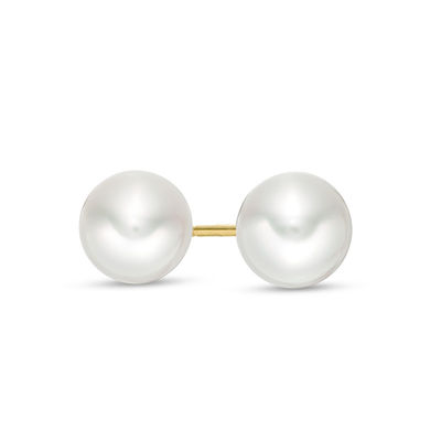 Blue Lagoon® by Mikimoto 6.0-6.5mm Akoya Cultured Pearl Earrings in 14K Gold