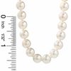 Thumbnail Image 2 of Blue Lagoon® by Mikimoto 7.5-8.0mm Akoya Cultured Pearl Strand Necklace and Stud Earrings Set in 14K Gold