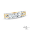 1.00 CT. T.W. Diamond Three Stone Ring in 14K Two-Tone Gold