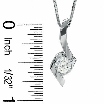 Sirena™ 0.50 CT. Diamond Solitaire Pendant in 14K White Gold