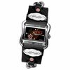 Thumbnail Image 0 of Ed Hardy Ladies' Black Victoria Orchid Watch (Model: VI-OR)