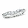 Thumbnail Image 0 of 0.50 CT. T.W. Diamond Contour Wedding Band in 14K White Gold