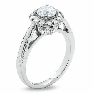 1.25 CT. T.W. Certified Diamond Engagement Ring in 14K White Gold