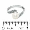 Thumbnail Image 1 of 6.0-7.5mm Freshwater Cultured Pearl Four-Piece Set in 14K White Gold-Size 7