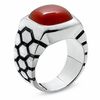 Thumbnail Image 1 of Men's Carnelian Ring in Sterling Silver