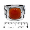 Thumbnail Image 2 of Men's Carnelian Ring in Sterling Silver