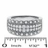 Thumbnail Image 3 of 1.00 CT. T.W. Diamond Vintage Scallop Band in 14K White Gold