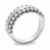 Thumbnail Image 1 of 1.00 CT. T.W. Diamond Two Row Band in 14K White Gold