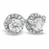 0.75 CT. T.W. Diamond Tornado Stud Earrings in 14K White Gold