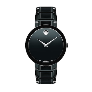 Men's Movado Sapphire™ Black PVD Watch (Model: 0607179)